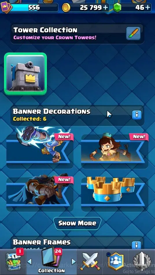 Clash Royale Accounts Lv 556|Trophy 4154|KTL 10|Card 65|Limited Skin|1 H image 15
