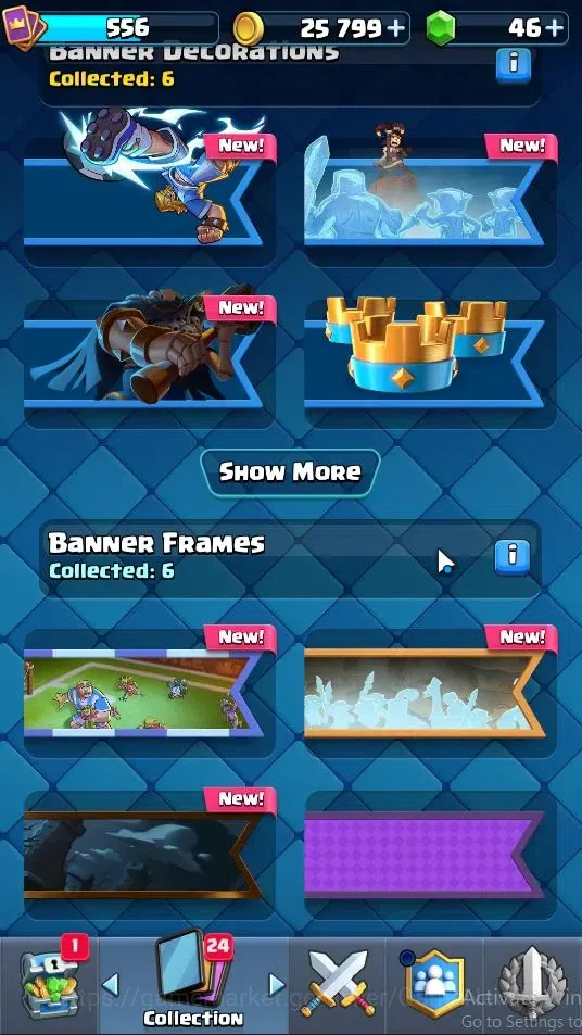 Clash Royale Accounts Lv 556|Trophy 4154|KTL 10|Card 65|Limited Skin|1 H image 16