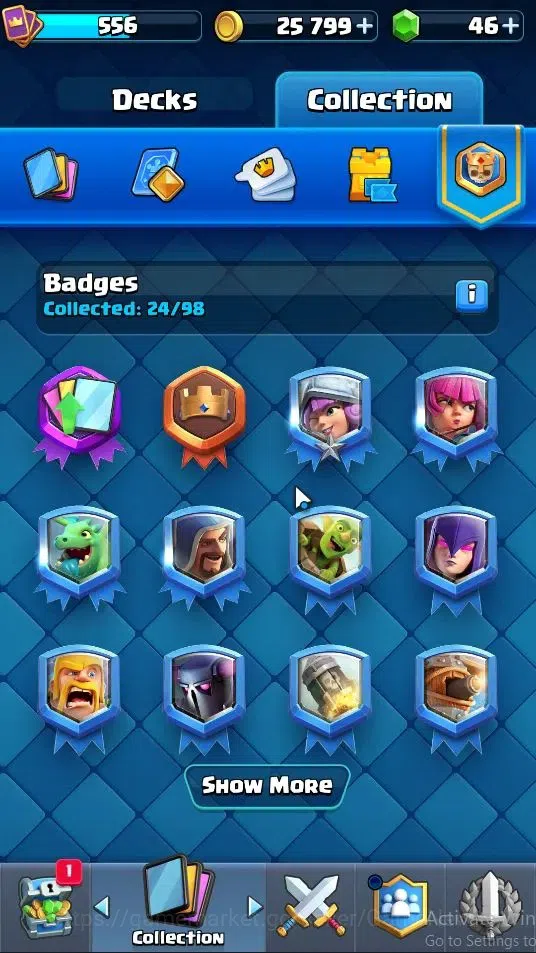 Clash Royale Accounts Lv 556|Trophy 4154|KTL 10|Card 65|Limited Skin|1 H image 17