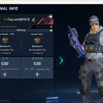 Blood Strike Accounts Rare Skin ASIA|Eternal Gun:MP7-Burning|Ultra Gun:P90-Phantomrift|1 Name-Changing Card|Check SS BS3565B