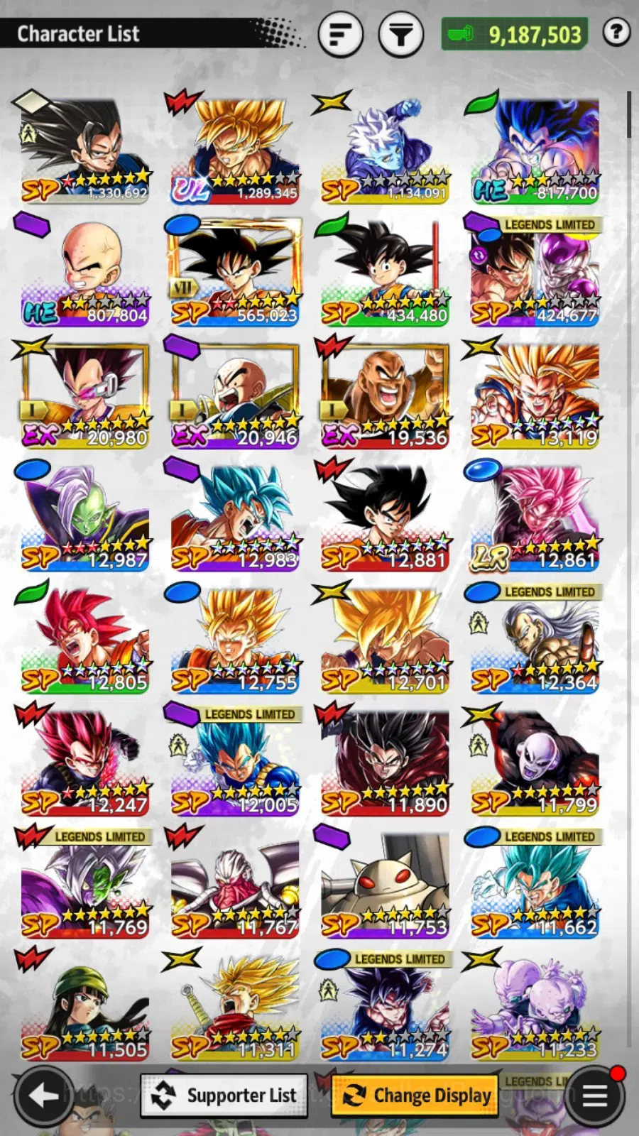 Dragon Ball Legends Accounts Android | Lvl 145 | 9.1M Total Power| 6.2K CC| 1 L image 4