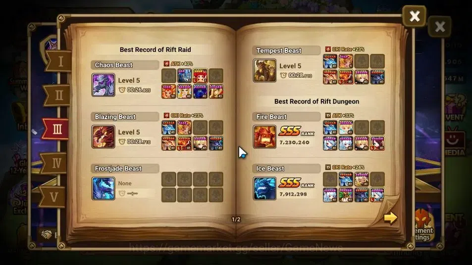 Summoners War: Sky Arena Accounts ASIA ENDGAME|5LD(Nephtys,Grogen,Devaraja,etc)+143  image 7