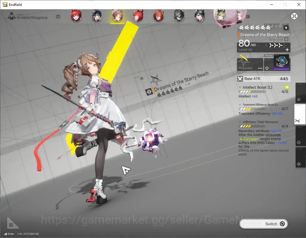 Arknights: Endfield Accounts ASIA|Lv 54|7 SSR(2 Limit) + 10 (*6 Weapon)|[Laevat image 10