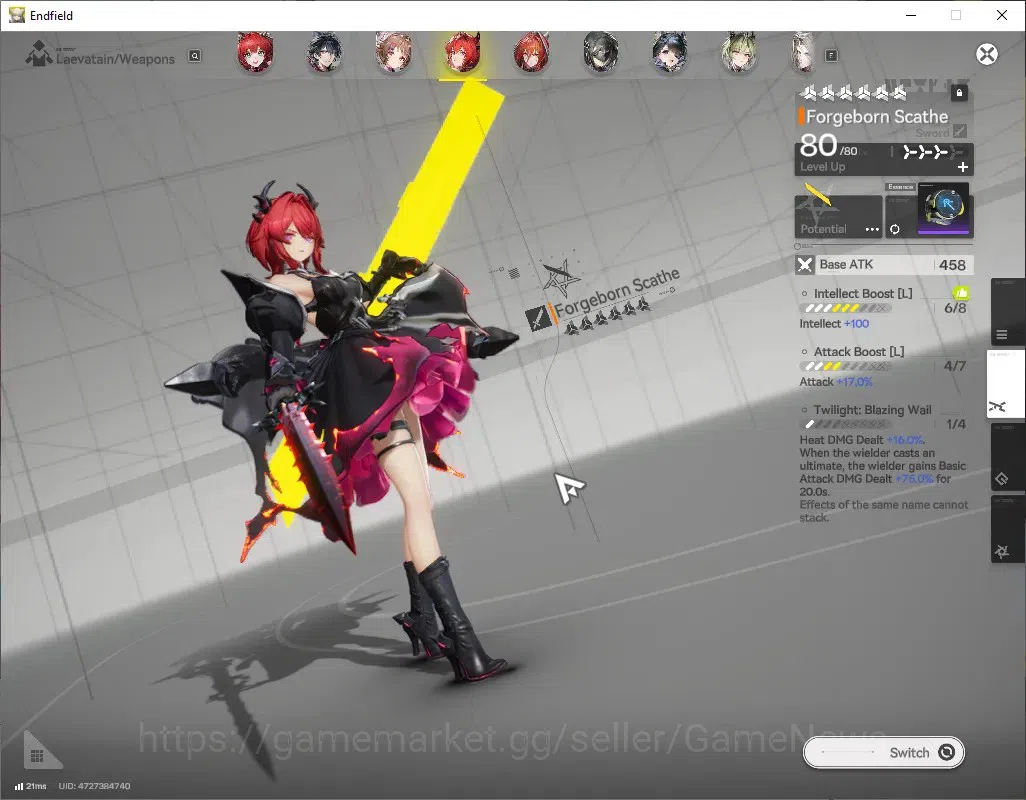 Arknights: Endfield Accounts ASIA|Lv 54|7 SSR(2 Limit) + 10 (*6 Weapon)|[Laevat image 5
