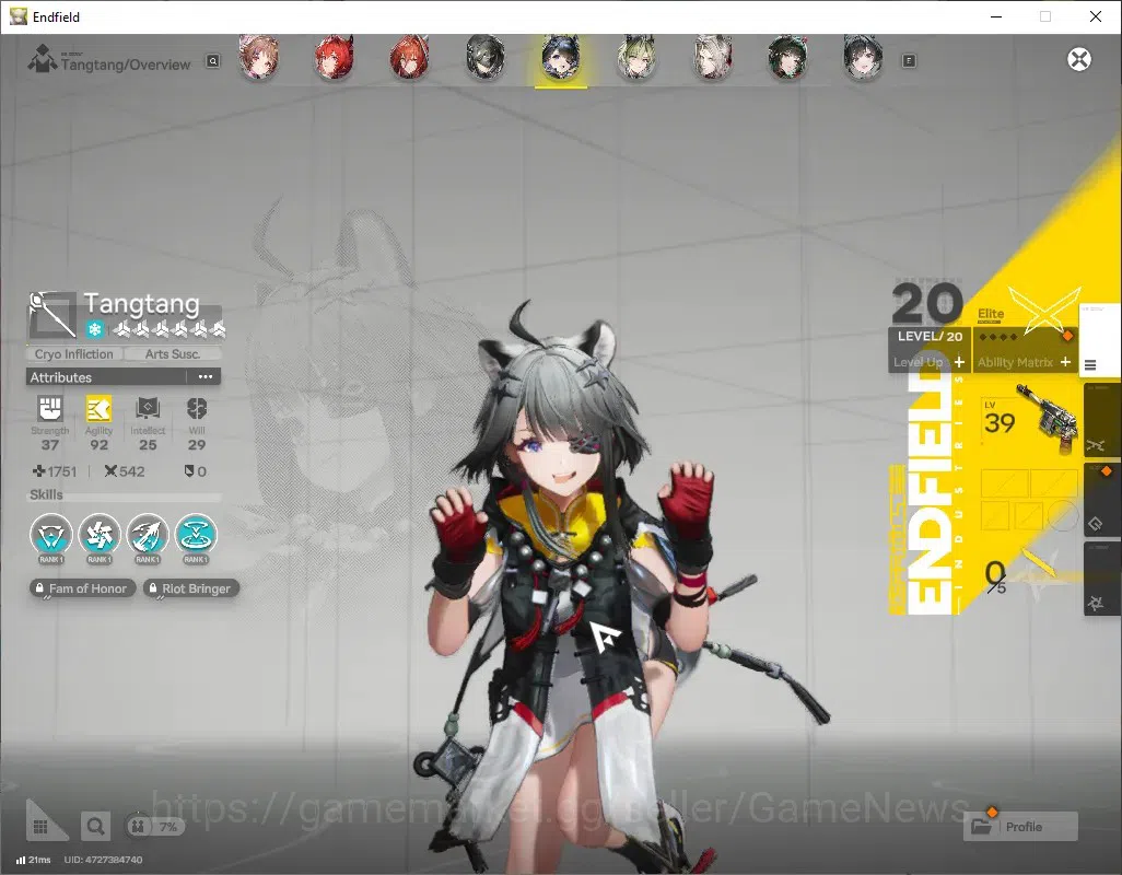 Arknights: Endfield Accounts ASIA|Lv 54|7 SSR(2 Limit) + 10 (*6 Weapon)|[Laevat image 6