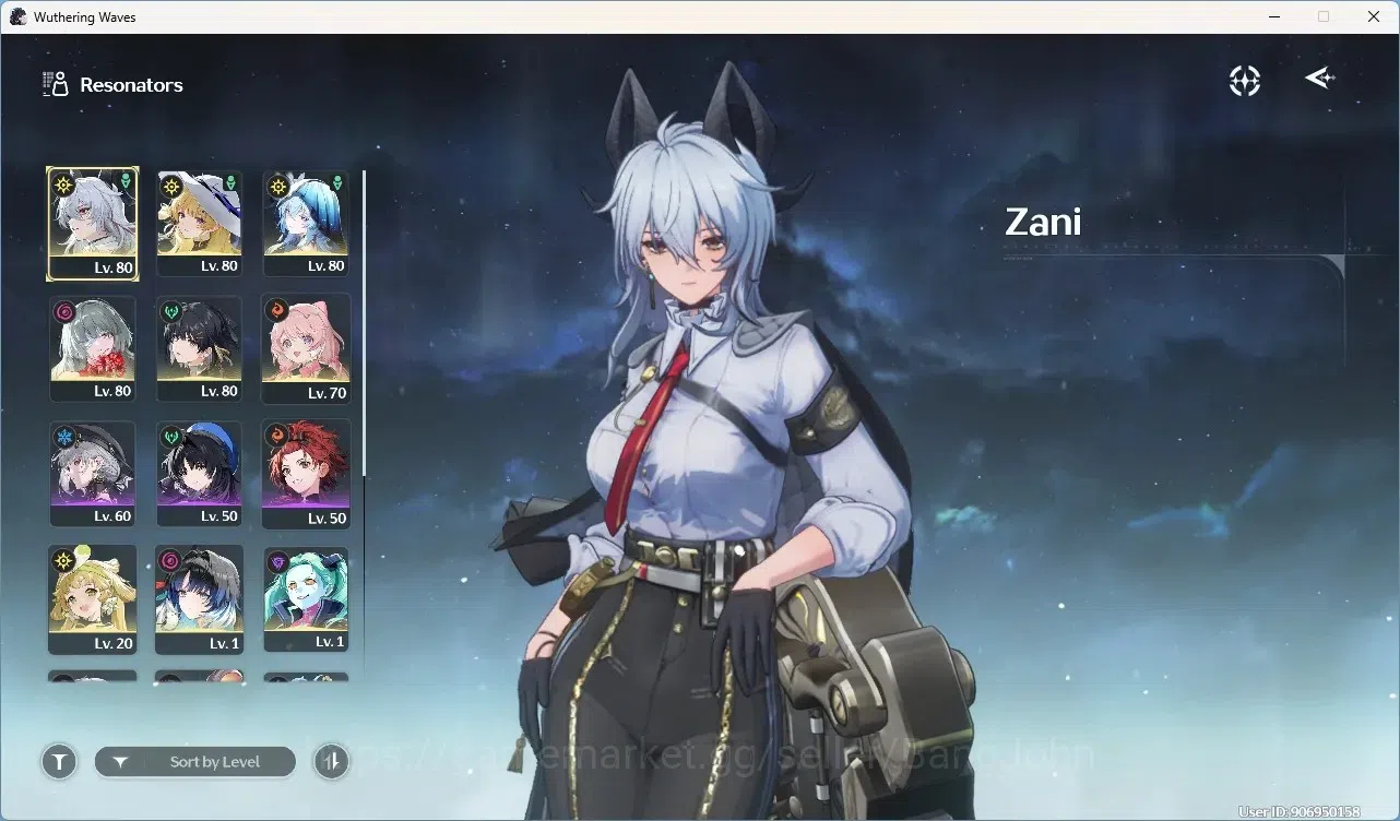 Wuthering Waves Accounts Others SEA|UL 58|Rank 6| 6 Char Limited[Zani,Shorekeeper]+Sign,Yangyang:Xuanling,Etc|Hiyuki WP|Mc 2