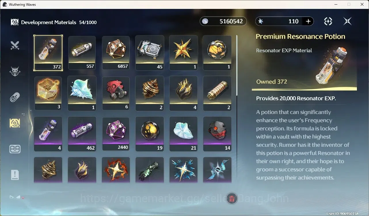 Wuthering Waves Accounts Others SEA|UL 58|Rank 6| 6 Char Limited[Zani,Shorekeeper]+Sign,Yangyang:Xuanling,Etc|Hiyuki WP|Mc 9