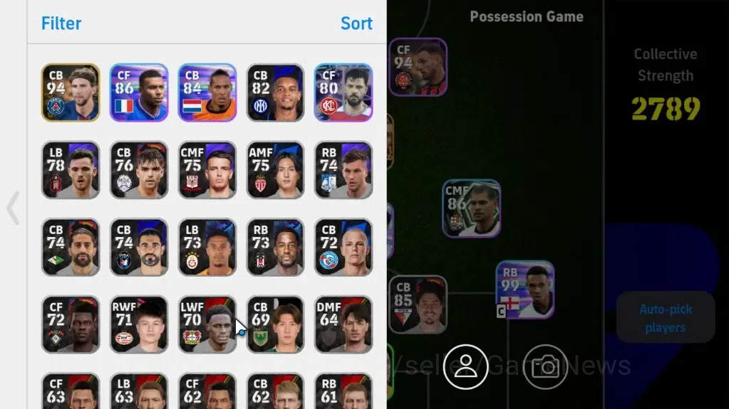 eFootball Accounts Android|Big time Eden Hazard,Show time Lionel Mess image 2