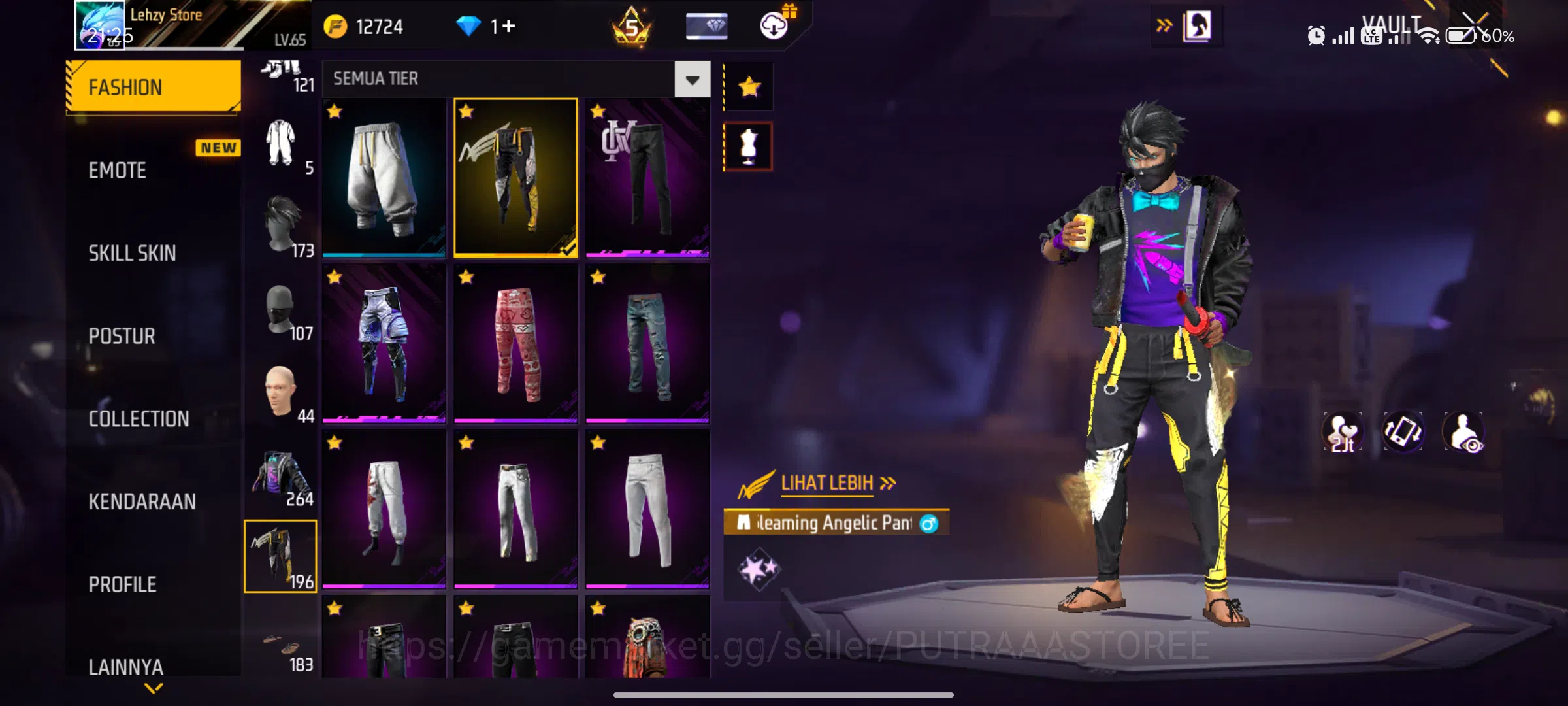 Free Fire Accounts INDONESIA | AKUN SUL TAN - MAX 3 OTW 4 | PRIME 5 | SG LUMUT | SG MATA ELANG 11