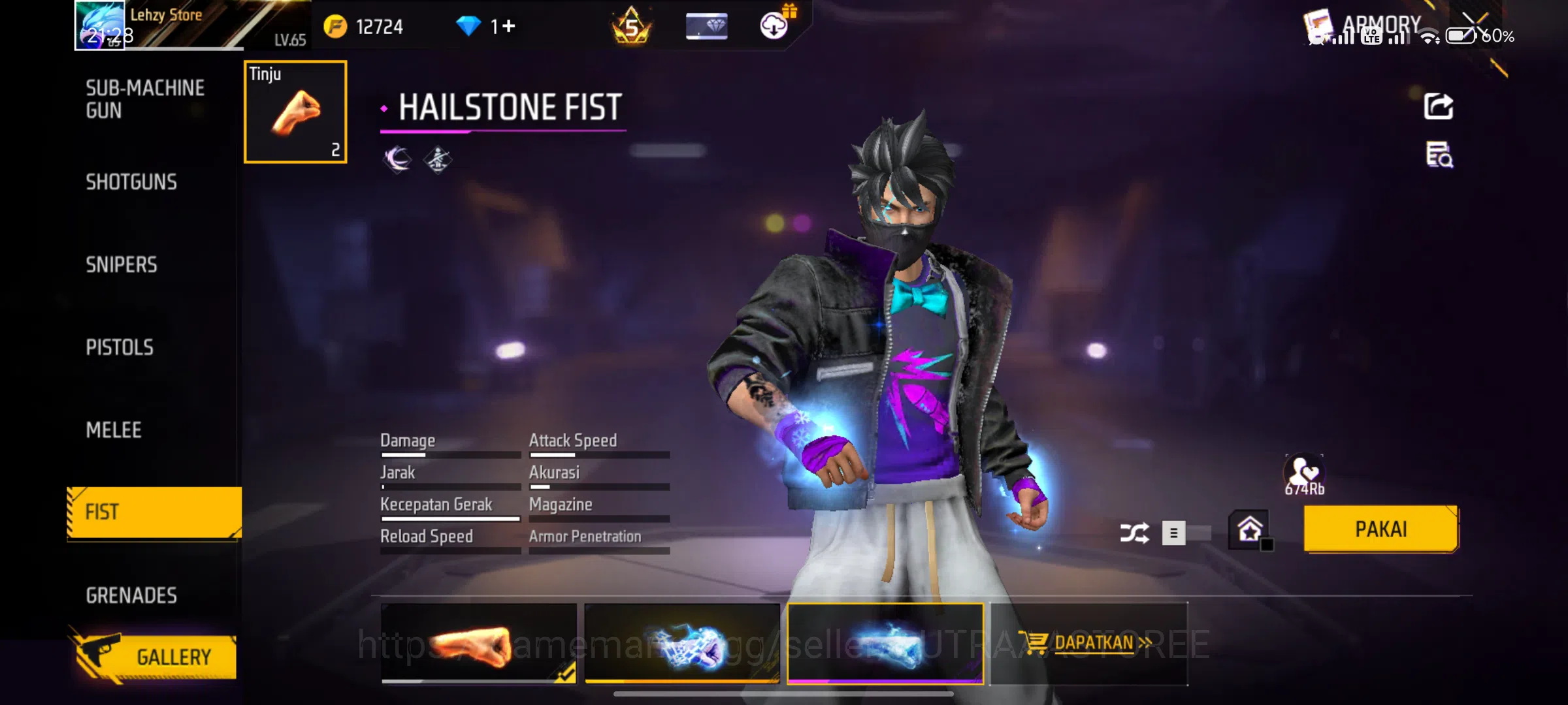 Free Fire Accounts INDONESIA | AKUN SUL TAN - MAX 3 OTW 4 | PRIME 5 | SG LUMUT | SG MATA ELANG 20
