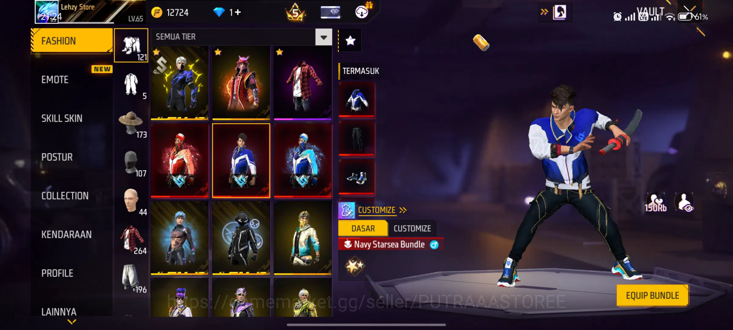Free Fire Accounts INDONESIA | AKUN SUL TAN - MAX 3 OTW 4 | PRIME 5 | SG LUMUT | SG MATA ELANG 5