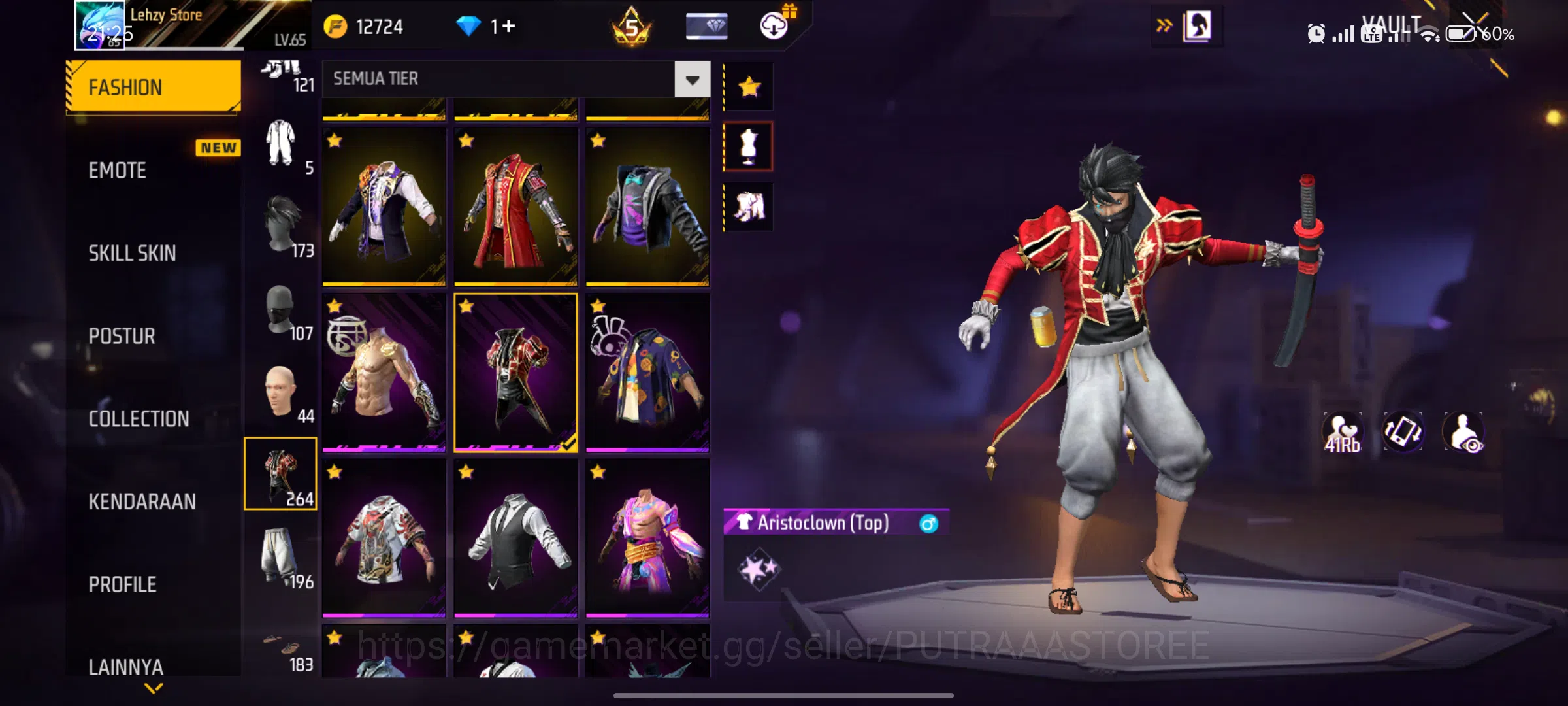 Free Fire Accounts INDONESIA | AKUN SUL TAN - MAX 3 OTW 4 | PRIME 5 | SG LUMUT | SG MATA ELANG 9