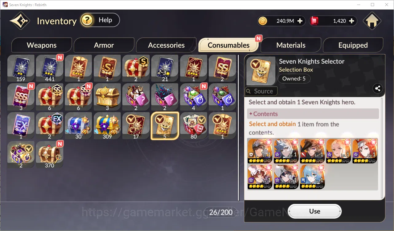 Seven Knights Re:Birth Accounts GLOBAL SEA | 3 Legend Skin x Collab SoLev| 4 Ex-7k image 8