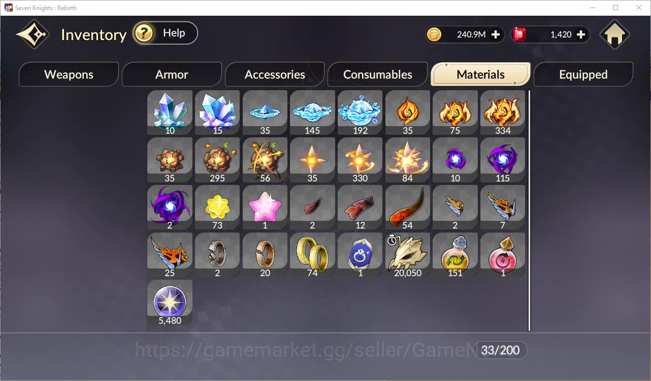 Seven Knights Re:Birth Accounts GLOBAL SEA | 3 Legend Skin x Collab SoLev| 4 Ex-7k image 9