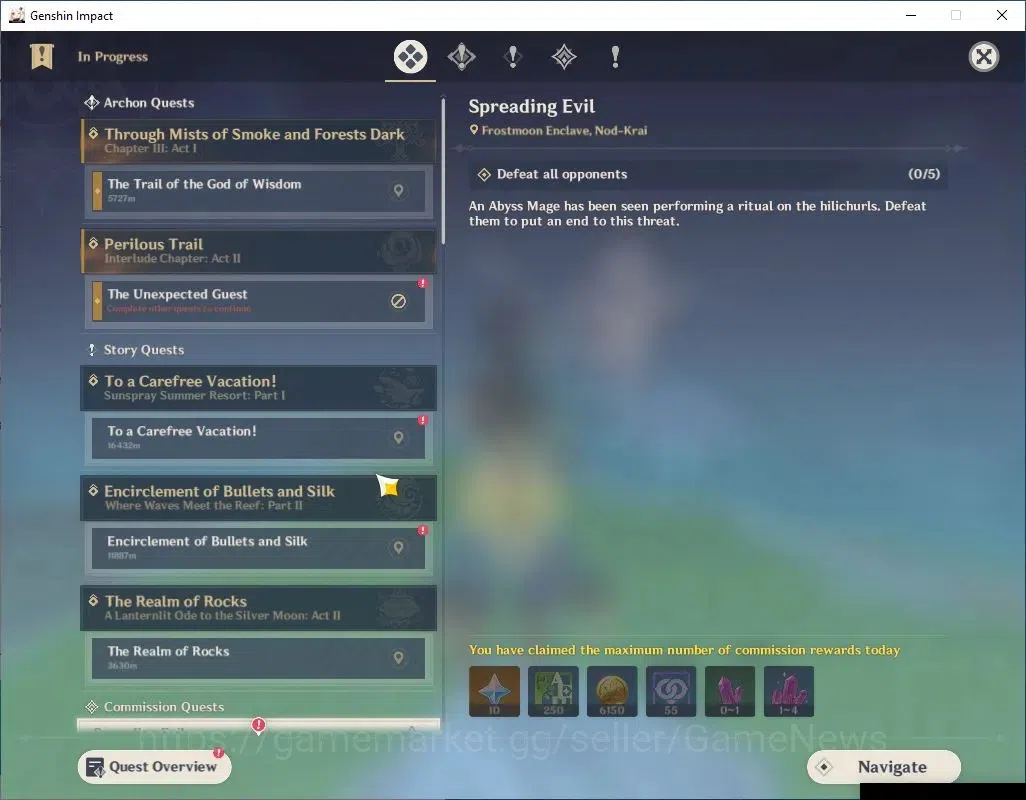 Genshin Impact Accounts Mid Game Asia|AR 55|6 Limit +3(*5Wep)|Columbina+Sign,Mavuika,Kinich,Nefer,Emilie,Cyno|Mc 11