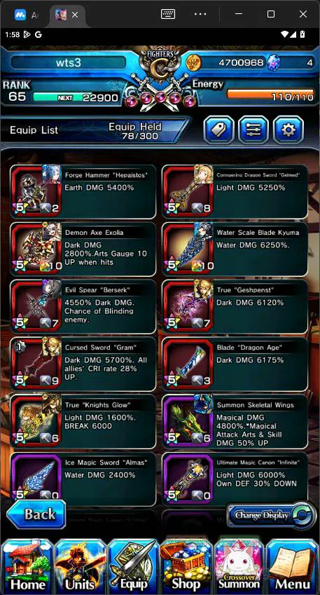 Grand Summoners Accounts GLOBAL|Ascend 4|Madoka Kaname(TW),Homura Akemi,Mam image 6
