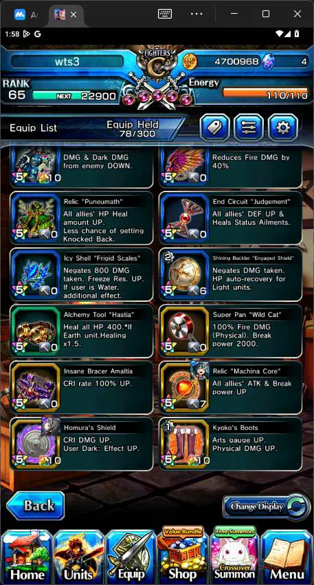 Grand Summoners Accounts GLOBAL|Ascend 4|Madoka Kaname(TW),Homura Akemi,Mam image 8
