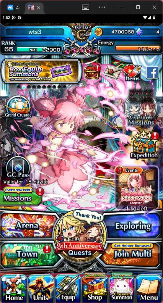 Grand Summoners Accounts GLOBAL|Ascend 4|Madoka Kaname(TW),Homura Akemi,Mam image 9