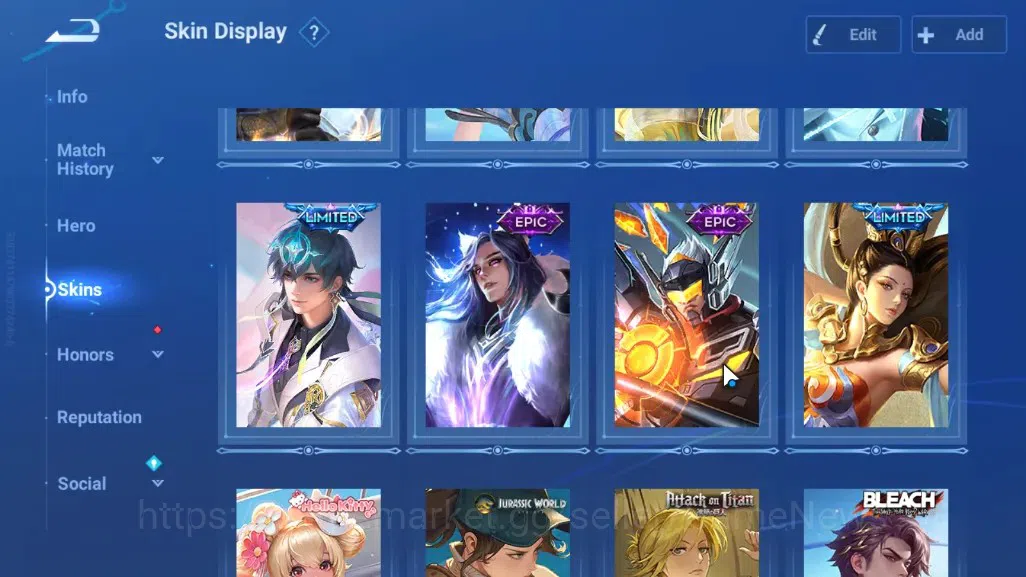 Honor of Kings Accounts Hero 113 Skin 205|6Legend(Allain,Angela,LadySun,La image 5