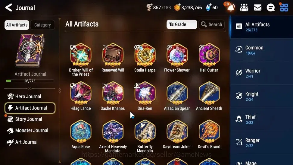 Epic Seven Accounts GLOBAL Unverif|New Era|2 ML(Salome,Eternal Wandere image 7