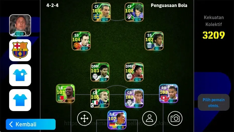eFootball Accounts Others Mobile|PW3209|New ManualNeuerShowT,NewJordanPckford Show T,New Lucas Beraldo Show T,Frank Rijkaard 1