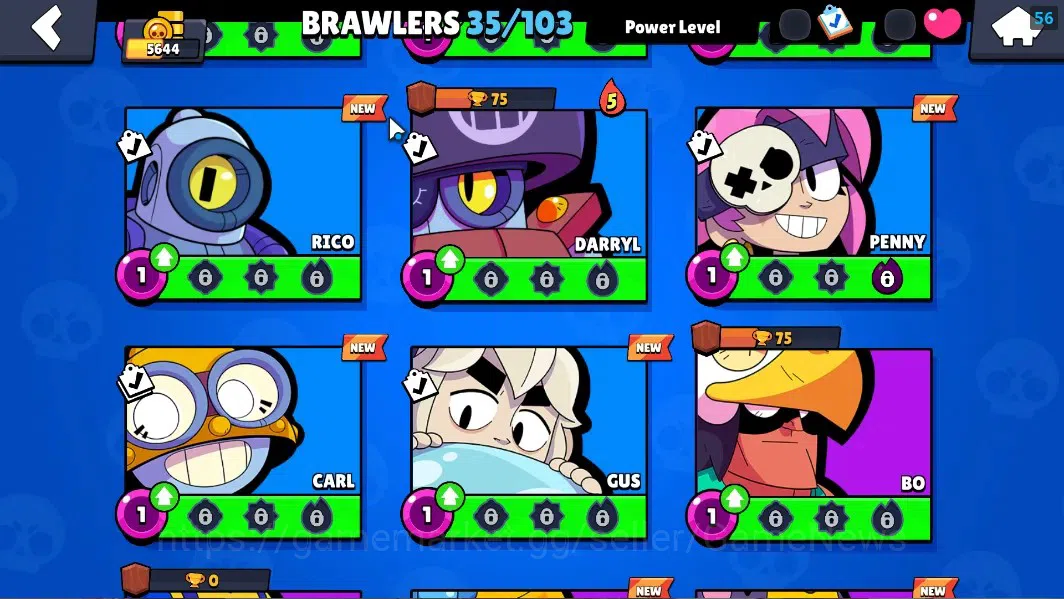 Brawl Stars Accounts 5644 Trophy|35 Brawler 3 MaxLvl|[Edgar FullBuffies image 10