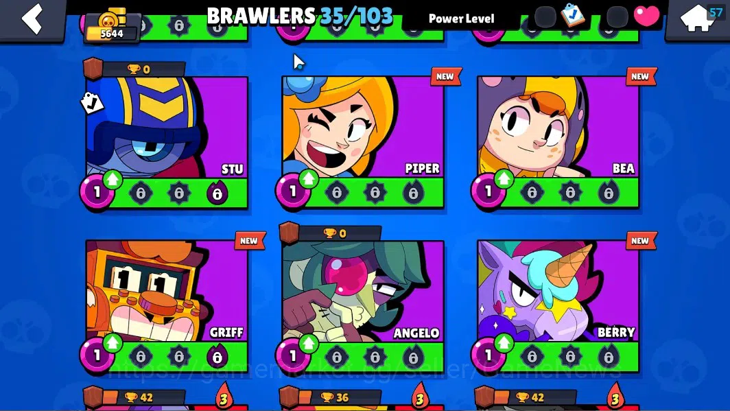 Brawl Stars Accounts 5644 Trophy|35 Brawler 3 MaxLvl|[Edgar FullBuffies image 11