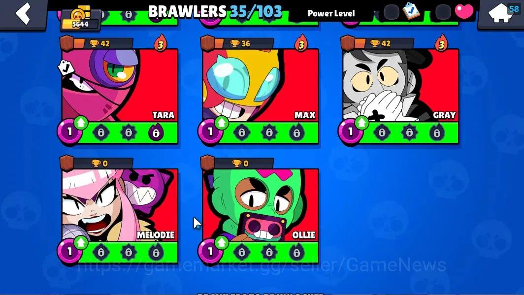 Brawl Stars Accounts 5644 Trophy|35 Brawler 3 MaxLvl|[Edgar FullBuffies image 12