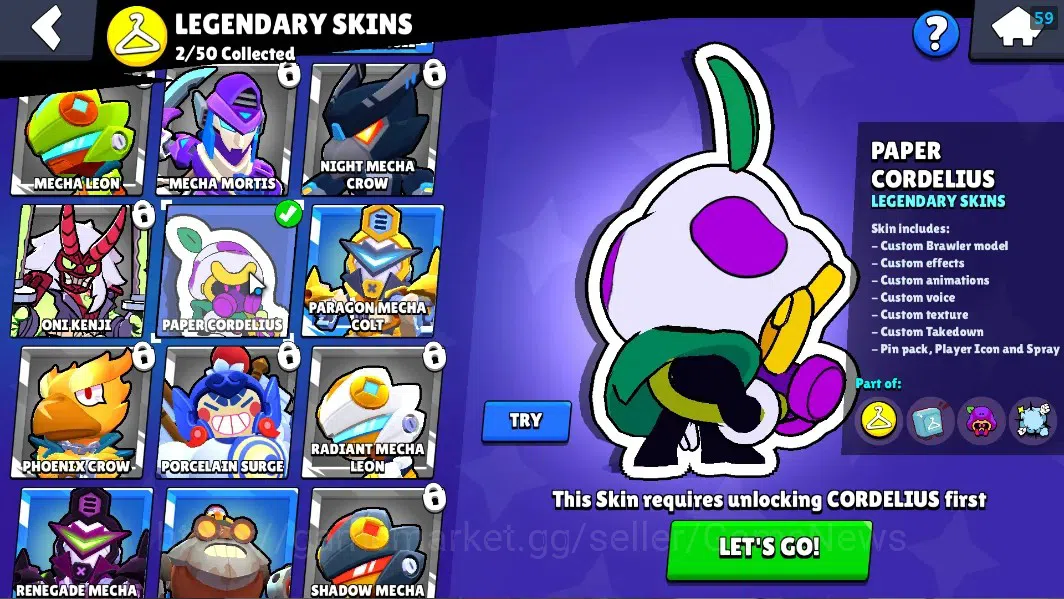 Brawl Stars Accounts 5644 Trophy|35 Brawler 3 MaxLvl|[Edgar FullBuffies image 14