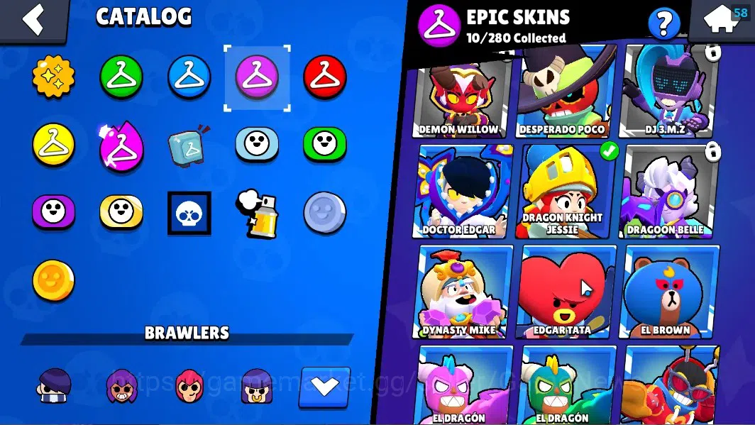 Brawl Stars Accounts 5644 Trophy|35 Brawler 3 MaxLvl|[Edgar FullBuffies image 19