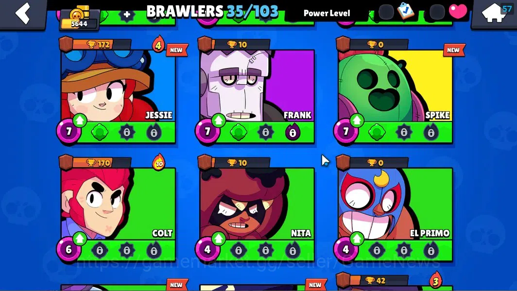 Brawl Stars Accounts 5644 Trophy|35 Brawler 3 MaxLvl|[Edgar FullBuffies image 8