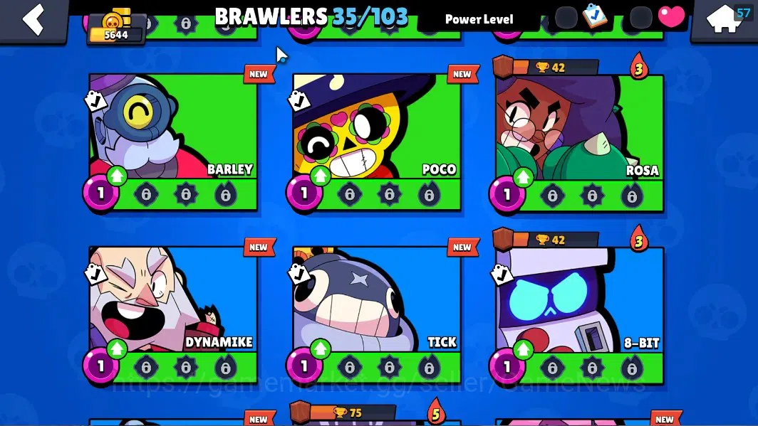Brawl Stars Accounts 5644 Trophy|35 Brawler 3 MaxLvl|[Edgar FullBuffies image 9