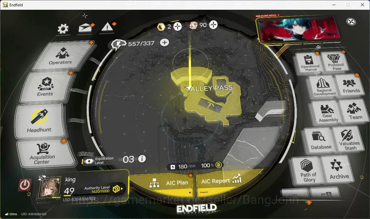 Arknights: Endfield Accounts Asia |Lv 49|2 Limit+4 STD|Lmit Gilberta, Mi Fu|STD image 2