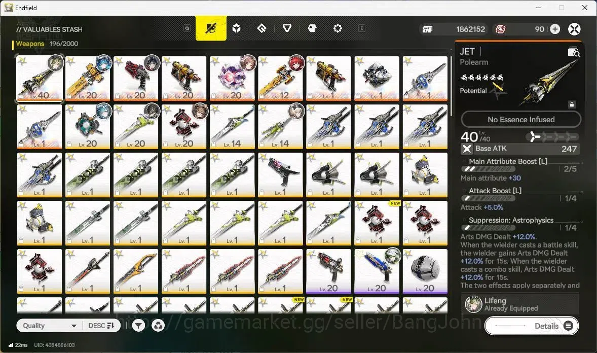 Arknights: Endfield Accounts Asia |Lv 49|2 Limit+4 STD|Lmit Gilberta, Mi Fu|STD image 7