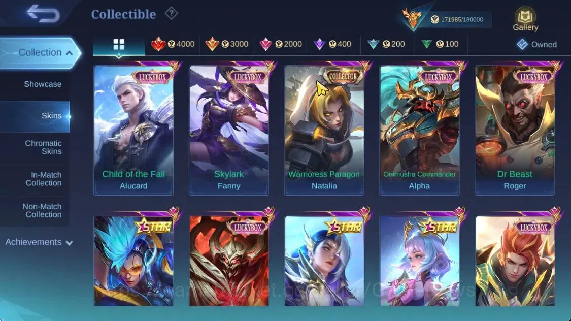 Mobile Legends: Bang Bang Accounts Hero 132|Skin 490|High Immo 165|Legend[Freya,Lunox image 10