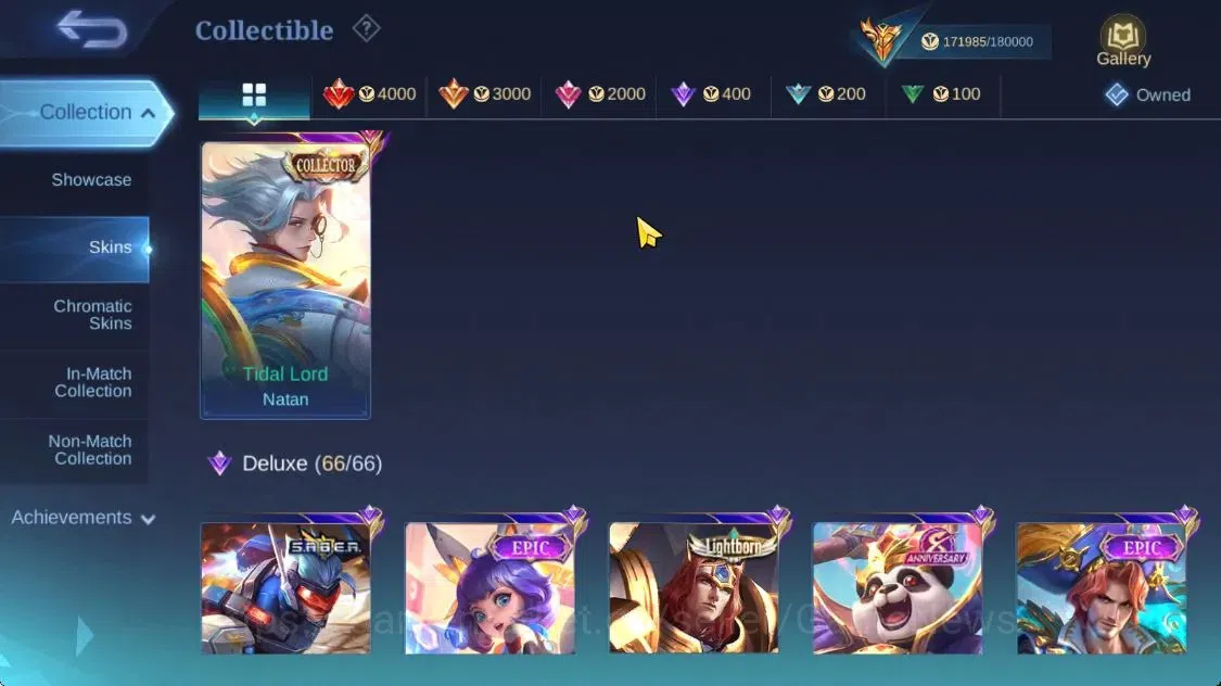 Mobile Legends: Bang Bang Accounts Hero 132|Skin 490|High Immo 165|Legend[Freya,Lunox image 12