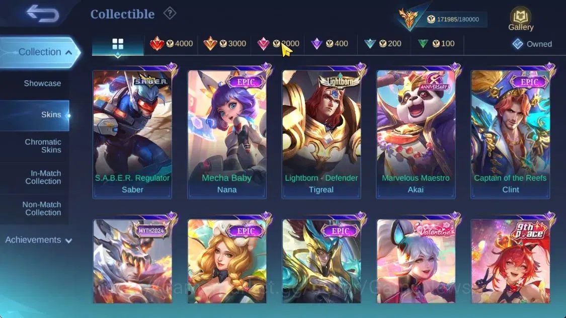 Mobile Legends: Bang Bang Accounts Hero 132|Skin 490|High Immo 165|Legend[Freya,Lunox image 13
