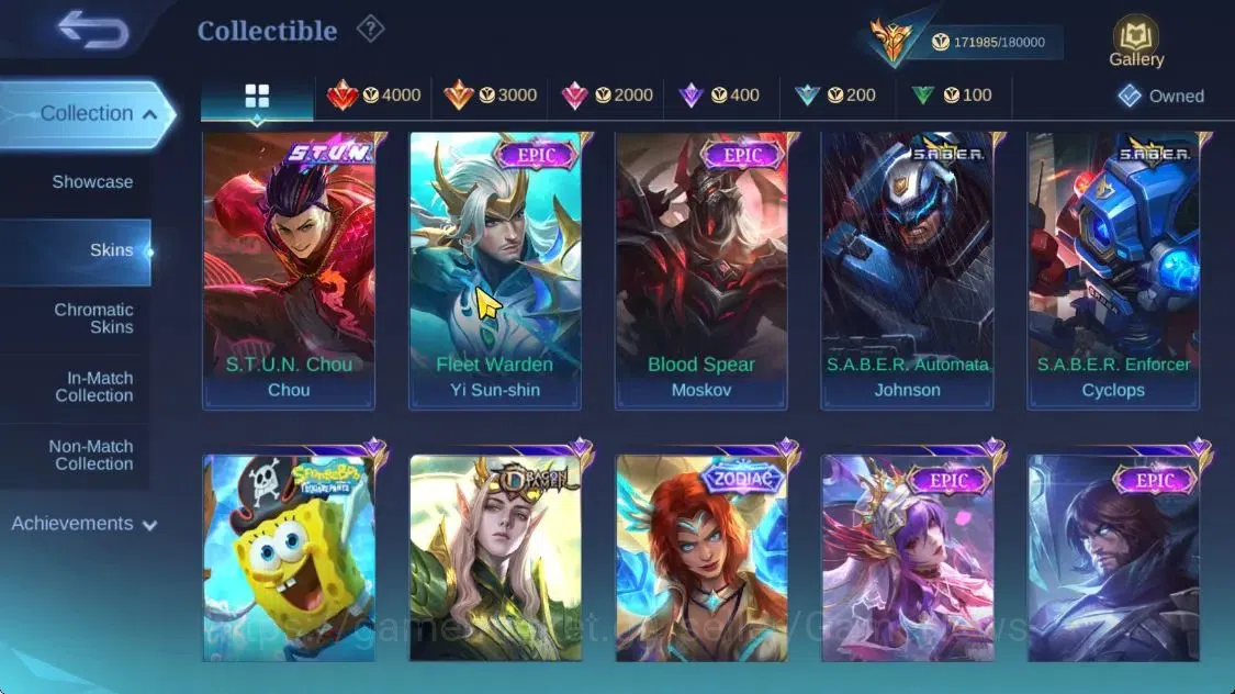 Mobile Legends: Bang Bang Accounts Hero 132|Skin 490|High Immo 165|Legend[Freya,Lunox image 15