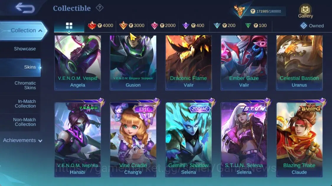 Mobile Legends: Bang Bang Accounts Hero 132|Skin 490|High Immo 165|Legend[Freya,Lunox image 18