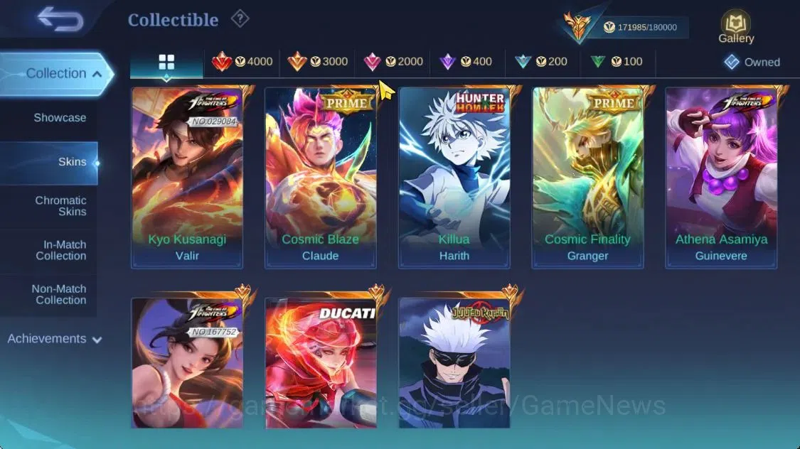 Mobile Legends: Bang Bang Accounts Hero 132|Skin 490|High Immo 165|Legend[Freya,Lunox image 8