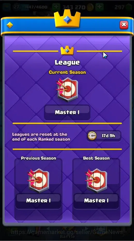 Clash Royale Accounts Lv 27|Trophy 6714|KTL 10|LimitedSkin|Card 105|1Her image 4