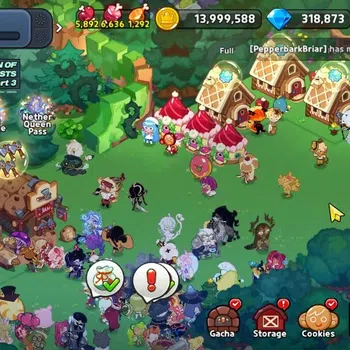 CookieRun: Kingdom Accounts Dark Cacao|318k Crystal|3 Collab(Mira,Rumi,Glinda)|2 Beast(Shadow,Slient)+ 4 Ancient & 4