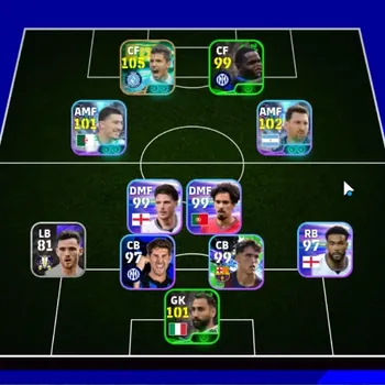 eFootball Accounts Legends & Iconic Players Android|Power 2994|Epic Sergio Aguero|Show Time Lionel Messi,Ibrahim Maza|12
