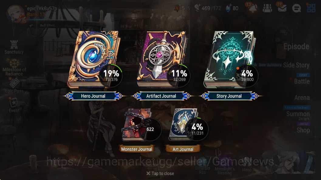 Epic Seven Accounts GLOBAL Unverif |New Era| 3 ML (Lady of The Scales, image 7