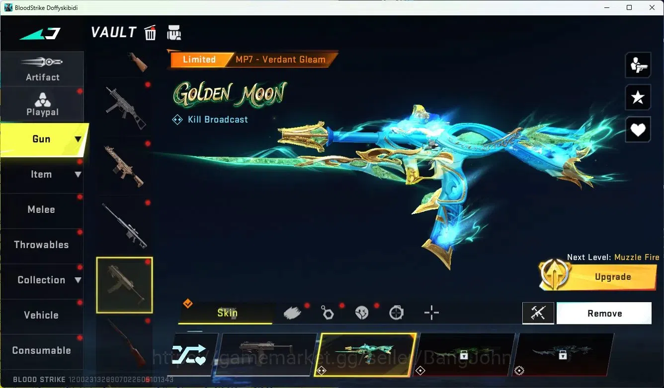 Blood Strike Accounts ASIA|MELE=KATAR-CLAW|COLLAB=QBZ95,KAR98K,AK47|ULTR image 16