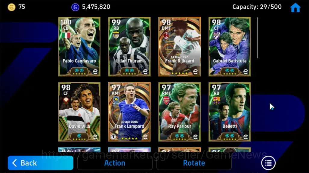 eFootball Accounts Android|3 Big Time(Frank Rijkaard,Frank Lampard,Di image 6