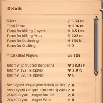 Albion Online Accounts High-End EU|236M Fame|Ready PVP/PVE|Lv100 (ShadowCaller,Mistpiercer,Boltcaster,Etc)|All Gather
