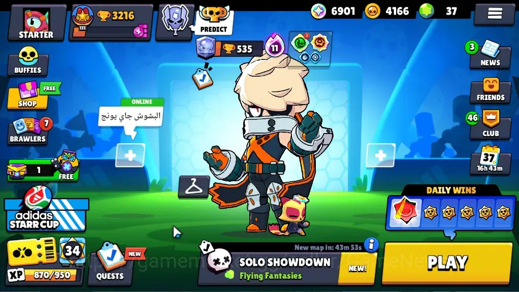 Brawl Stars Accounts 3216 Trophy|38 Brawlers 4 Max|FullBuffies Edgar|3M image 1
