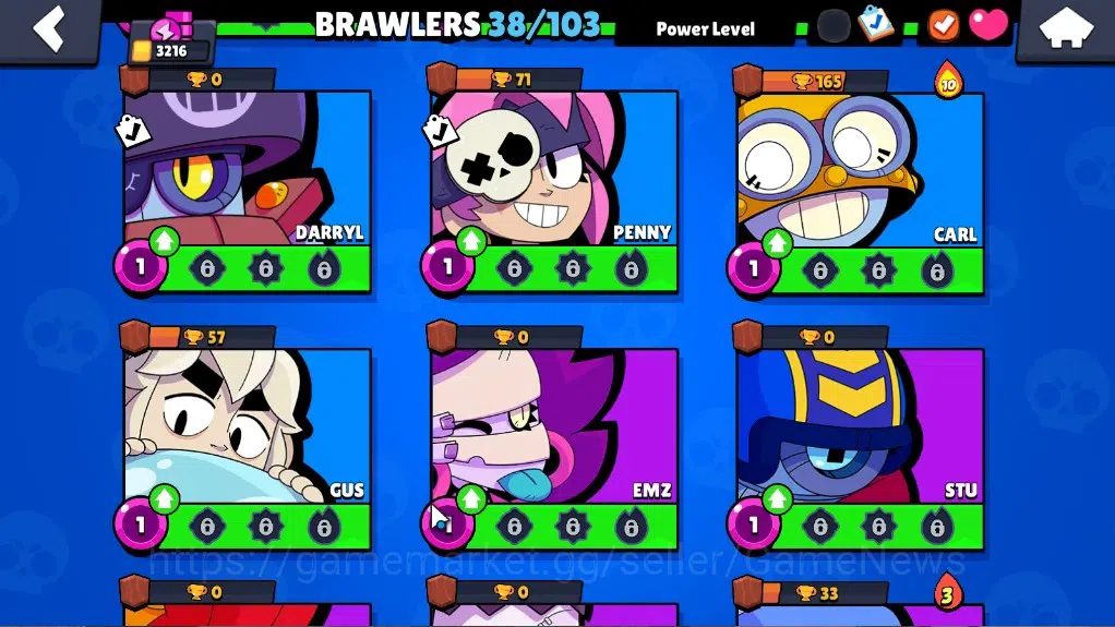 Brawl Stars Accounts 3216 Trophy|38 Brawlers 4 Max|FullBuffies Edgar|3M image 10