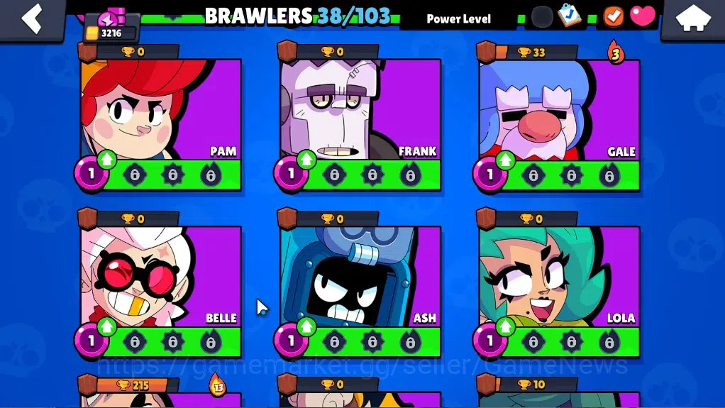 Brawl Stars Accounts 3216 Trophy|38 Brawlers 4 Max|FullBuffies Edgar|3M image 11